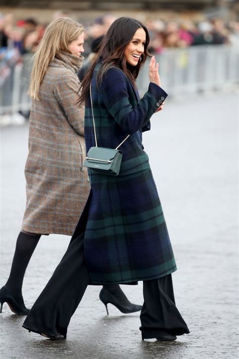 tartan burberry coat markel|Meghan Markle Wore Burberry Tartan Coat in Scotland .